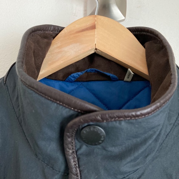 Barbour Dark Blue Raincoat - Picture 4 of 13